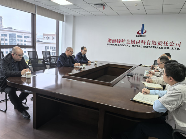 走現場跑市場 | 吳剛到湖南特材調研指導工作